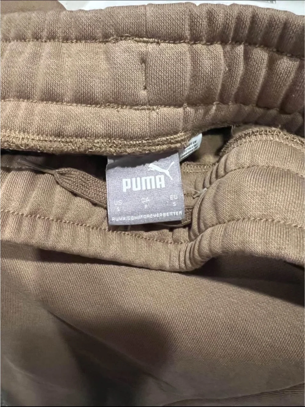 Hyrox Puma Men's Taupe Joggers with White Logo